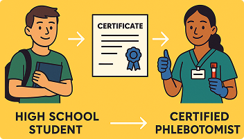 from High School Student to Certified Phlebotomist