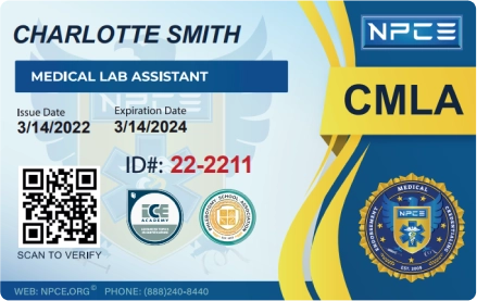 Medical Lab Assistant Card