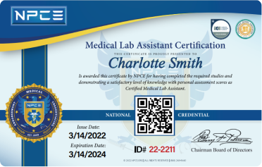 Medical Lab Assistant Certificate