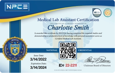 Medical Lab Assistant Certificate